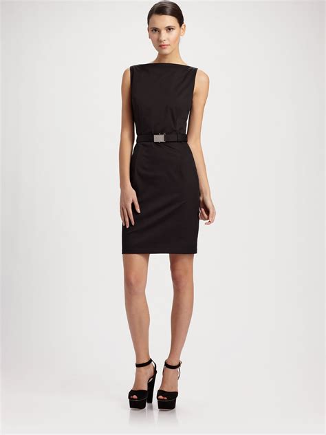 prada black velvet dress|Prada black dress sleeveless.